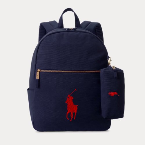 Big Pony Canvas Large Backpack